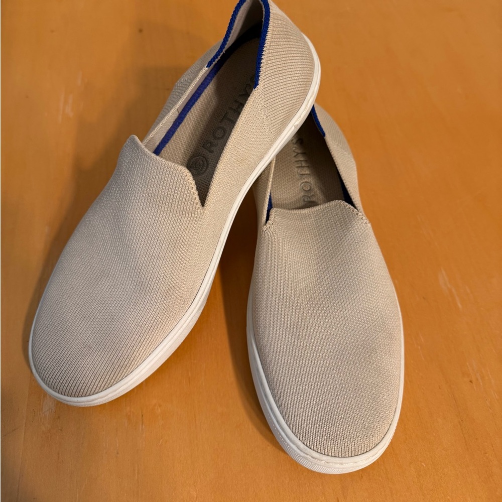 Rothy's Tan Sneakers Slip-On Casual